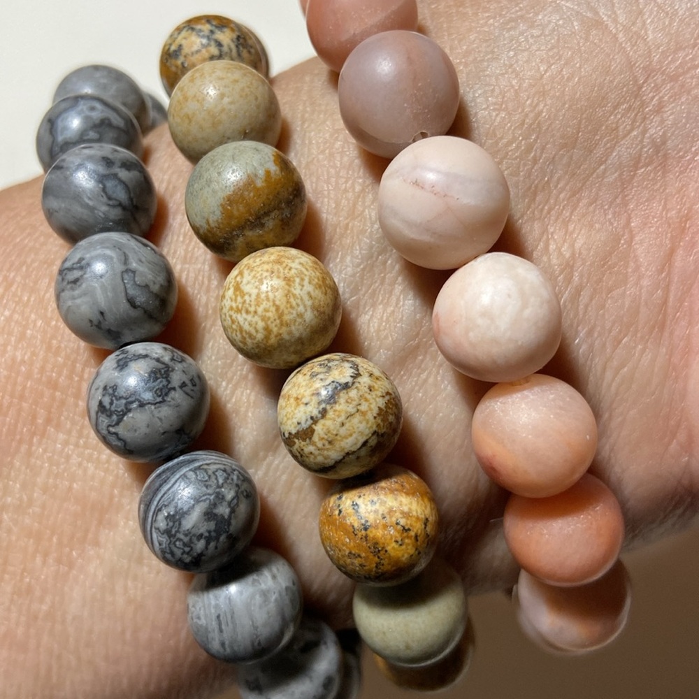 Alashan Agate Bracelets Enhanced Memory, Protecti… - image 3
